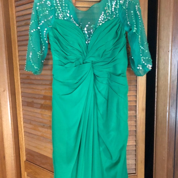 Handmade GREEN bridesmaids dress (based on the photo) - Picture 4 of 6